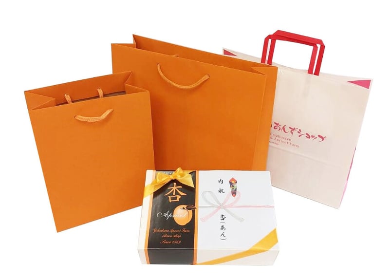 手提紙袋 ショップ名入り | yokoshima anzu store (横島 あんず)