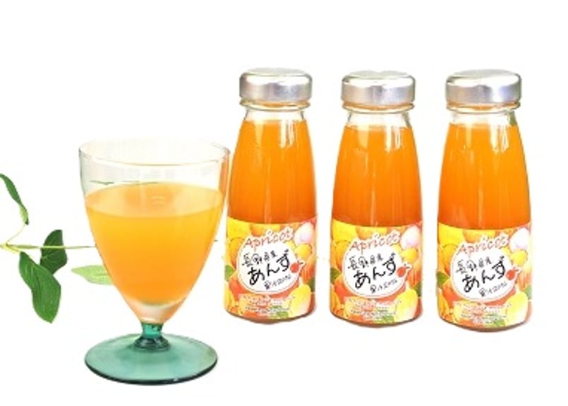 🍊杏 果汁 180ml | yokoshima anzu store (横島 あんず)