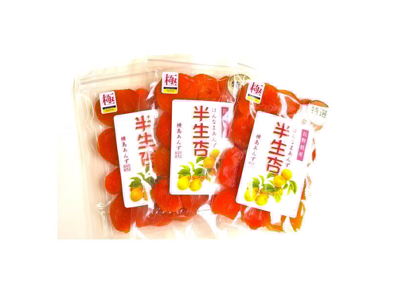 🍊極撰 半生杏 100g | yokoshima anzu store (横島 あんず)