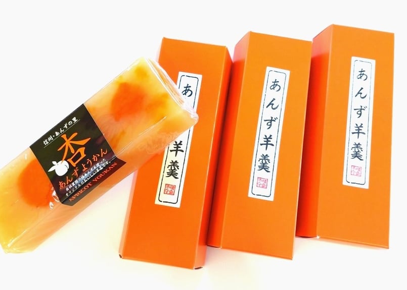 🍊杏羊羹 280g/箱入 | yokoshima anzu store (横島 あんず) 🍊杏羊羹 280g/箱入 | yokoshima anzu store (横島 あんず)