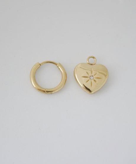 アステリア ピアス/Gold Tone