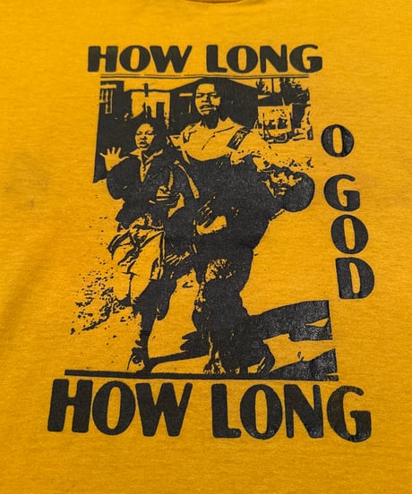 80s ビンテージ　HOW LONG O GOD Tシャツ Mサイズ