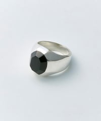 Mexican Jewelry / onyx silver ring