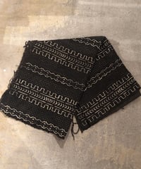 Vintage African black indigo Rag