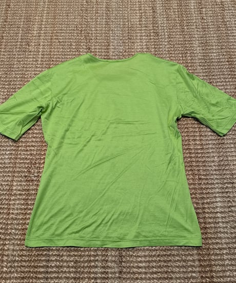 HERMES-PARIS グリーン 半袖Tシャツ XL