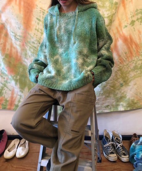 r / hemp×cotton sweater over dye