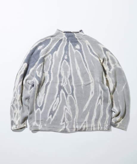 r /  Tie-dye cotton sweater -spiral touch-