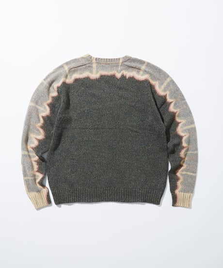 r /  Tie-dye cotton sweater -sleeves and neck-