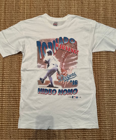 90s ビンテージ　野茂英雄Hideo Nomo Dodgers Tシャツ
