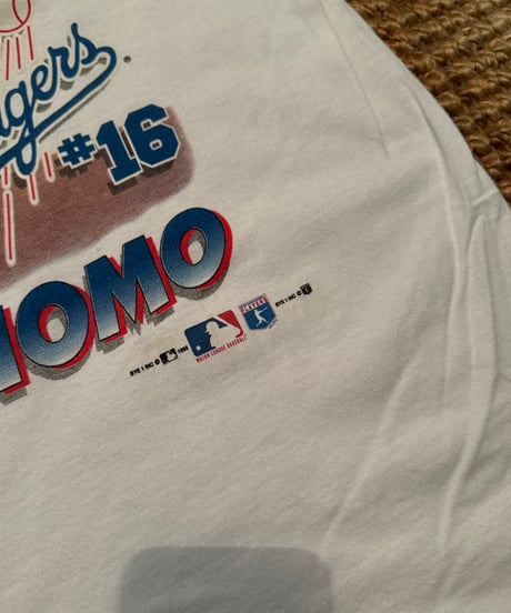 90s ビンテージ　野茂英雄Hideo Nomo Dodgers Tシャツ