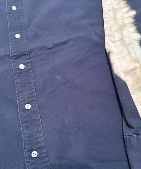 Ralph Lauren Blake 長袖シャツ　タイダイ ネイビー/ベージュ