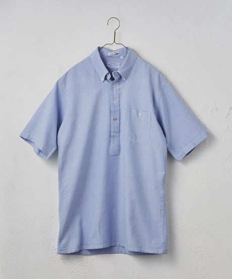 Vintage short sleeve shirts with Silver Button