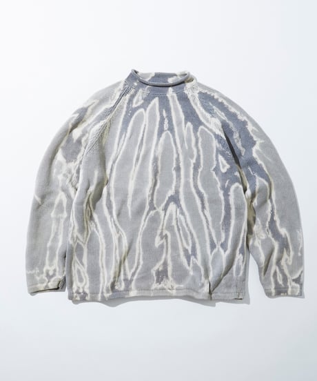 r /  Tie-dye cotton sweater -spiral touch-