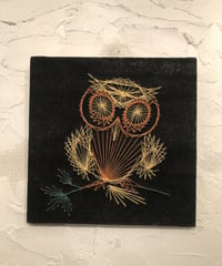 60-70's string art "Owl"