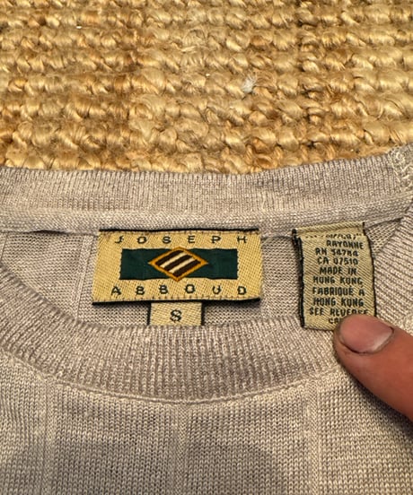 00-10s リネン×レーヨン　Tシャツ S