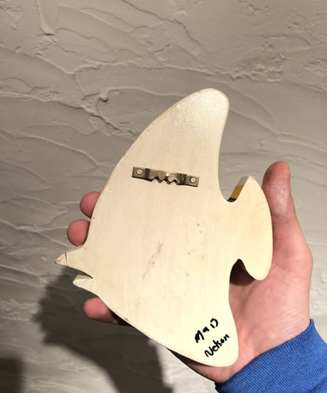 hand made wall deco "wood fish"