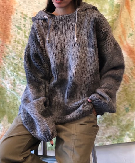 r / hemp×cotton sweater over dye
