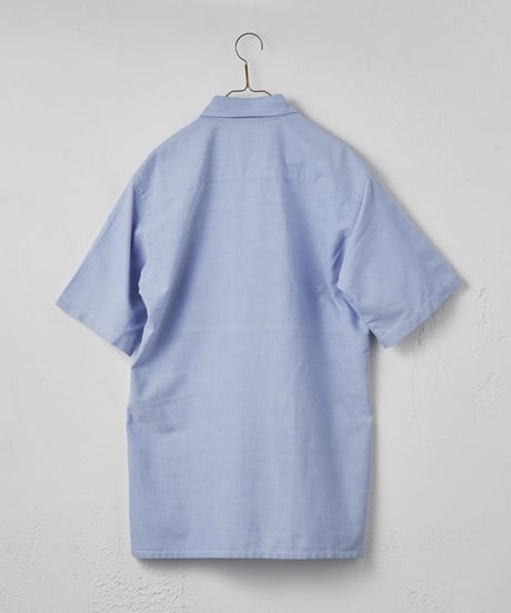 Vintage short sleeve shirts with Silver Button