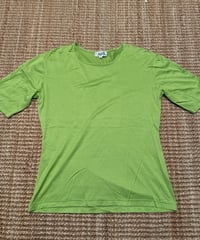 HERMES-PARIS グリーン 半袖Tシャツ XL