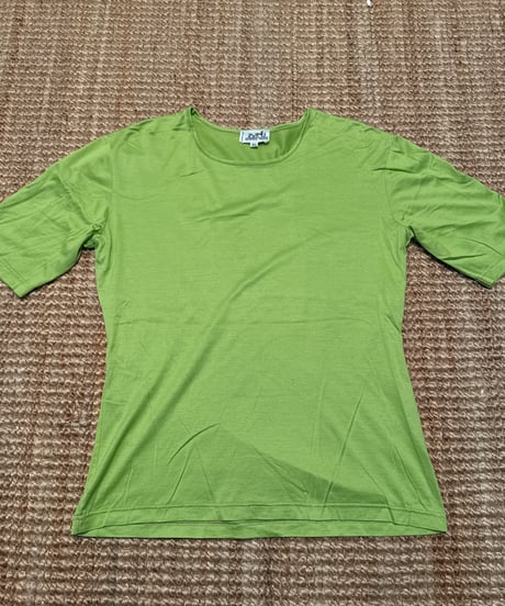HERMES-PARIS グリーン 半袖Tシャツ XL
