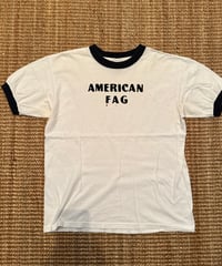 90-00s ビンテージ　anvil プリントTシャツ M ホワイト/ブラック