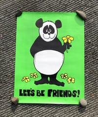70's Vintage poster "LET'S BE FRIENDS!"
