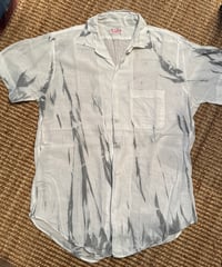 60s ビンテージ　半袖シャツ 15 1/2 リメイク
