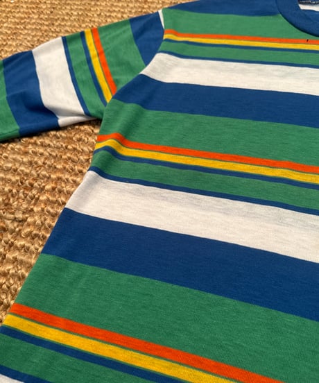 70s 美品　ビンテージ　JCPenney ストライプ Tシャツ S