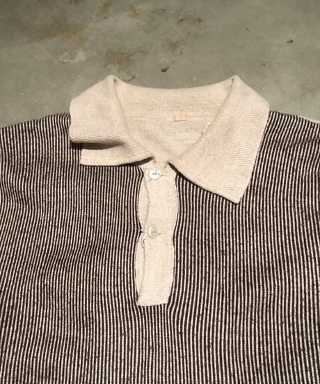 60's vintage Knit polo