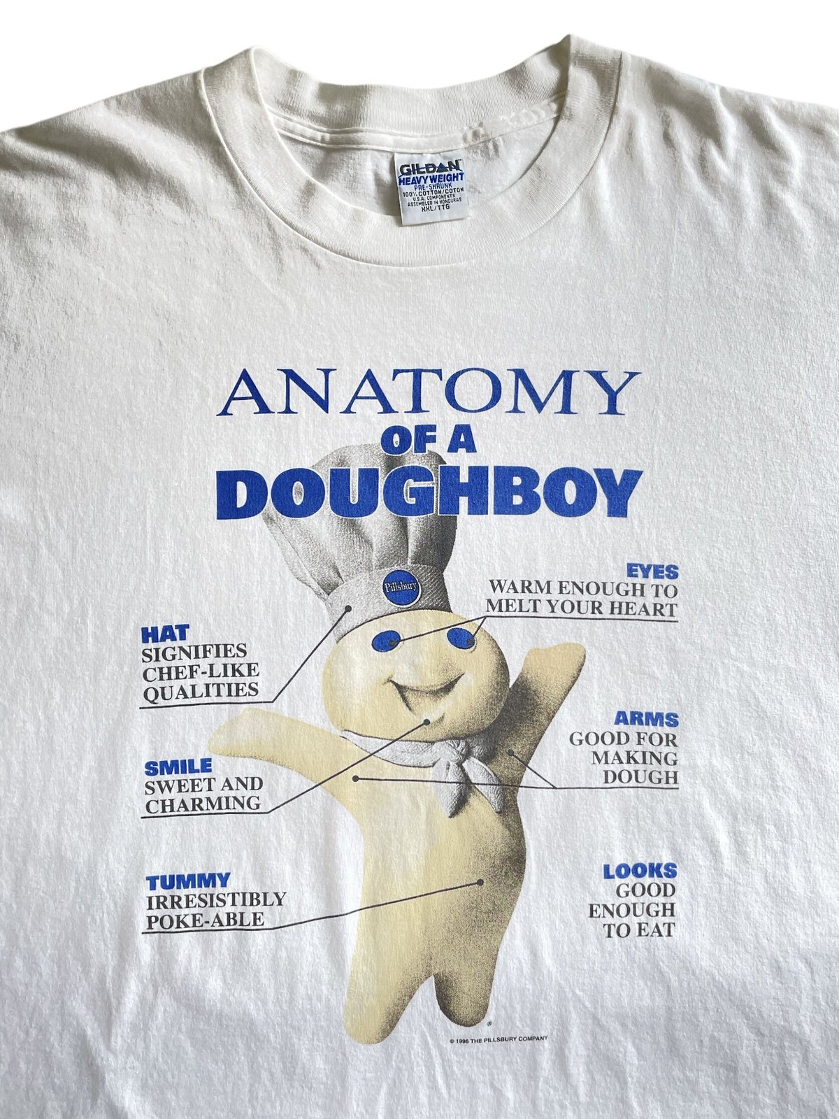 90s “pillsbury” doughboy printed t-shirt | FILM
