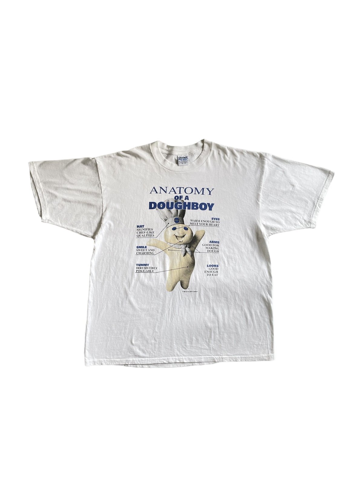 90s “pillsbury” doughboy printed t-shirt | FILM