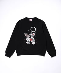 eicHi! CHARM CREW SWEAT BLACK