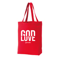 GOD IS LOVE_TOTE BAG_Red