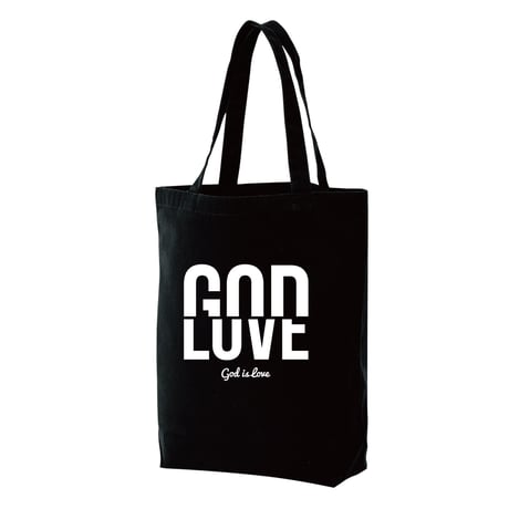 GOD IS LOVE_TOTE BAG_Black