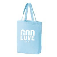 GOD IS LOVE_TOTE BAG_Light Blue
