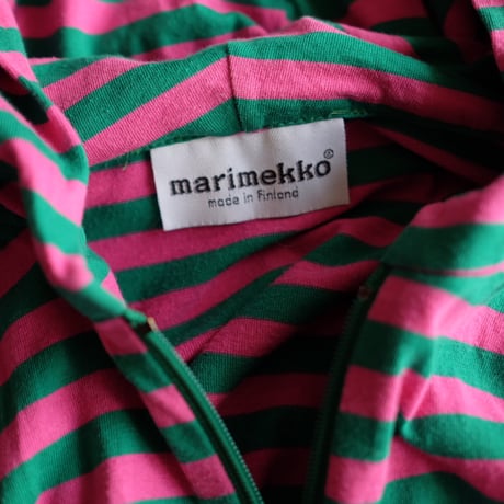 80s marimekko cotton zip parka