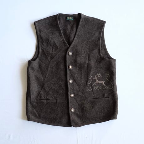 Tyrolean wool vest