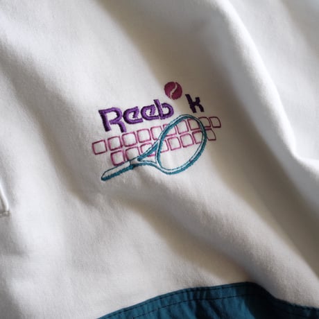 90s Reebok half zip sweat shirt