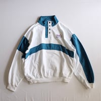 90s Reebok half zip sweat shirt