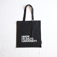 Made in Aalto university tote bag
