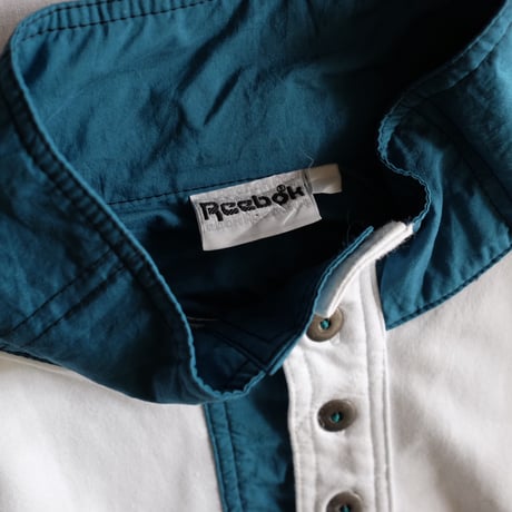 90s Reebok half zip sweat shirt