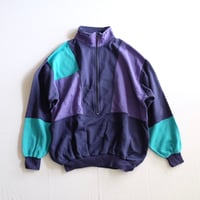90s half zip sweat shirt