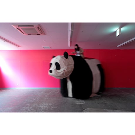 阪中隆文「Giant panda car」／ Takafumi Sakanaka  " Giant panda car "