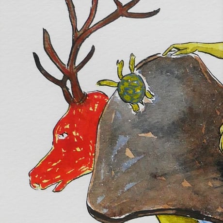 青木真莉子「みんなで走る」  / Marico Aoki  " Running All Together"