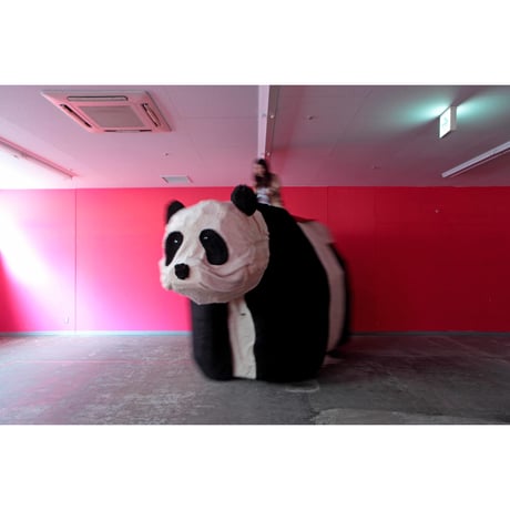阪中隆文「Giant panda car」／ Takafumi Sakanaka  " Giant panda car "