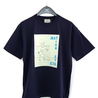 EVCON×IFNi "NATION STATE T-SHIRT" [NAVY]