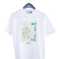 EVCON×IFNi "NATION STATE T-SHIRT" [WHITE]