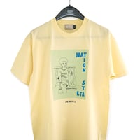 EVCON×IFNi "NATION STATE T-SHIRT" [CUSTARD]