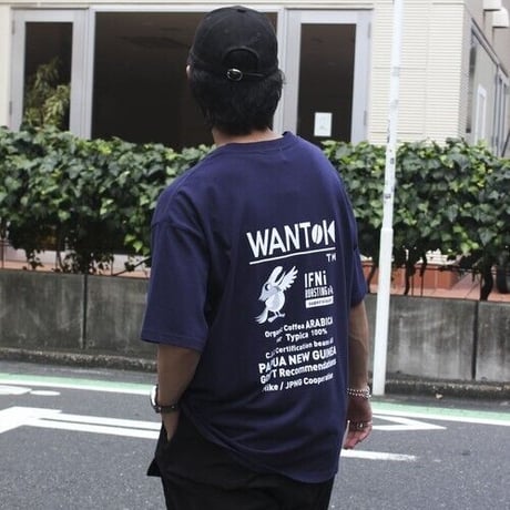 EVCON×IFNi "WANTOK T-SHIRT" [NAVY]