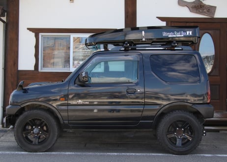 Ultimate RoofBox Ff-S(サイドオープン仕様） 白塗装済み